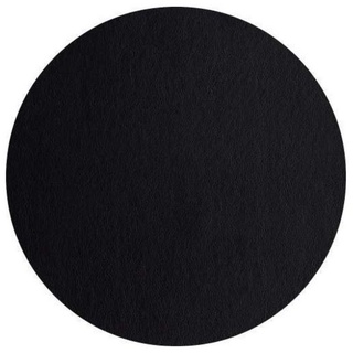 Platzset, ASA Selection leather optic Tischset rund, schwarz schwarz matt, ASA SELECTION
