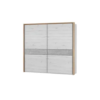 Sconto Kleiderschrank Birmingham 250 x 230 x 23 cm Holzfarben