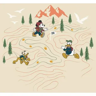 KOMAR Vliesfototapete Mickey Meets t. Mou 300 x 280 cm