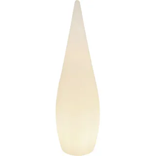 GLOBO Außen Stehlampe Kunststoff inkl. LED Leuchtmittel 1055 lm weiß