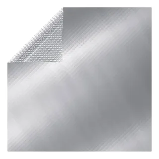 vidaXL Rechteckige Poolabdeckung silber 1000x600 cm