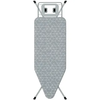 STANEW XXL Bügelbrett 120 x 45 cm – Klappbarer & höhenverstellbarer Bügeltisch mit Sicherheitsschließsystem, Eisenablage und rutschfesten Füßen