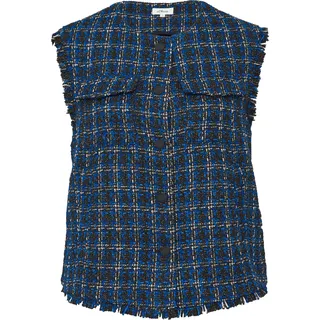 s.Oliver Bouclé-Weste Blau 48