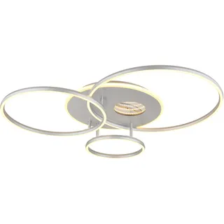 GLOBO Invertina 1 LED rechteckig silber