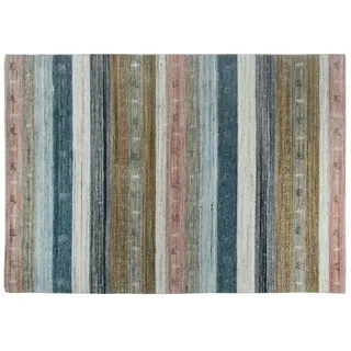 THEKO Nebraska 2498 Wollteppich 70 x 140 cm Mehrfarbig