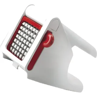 Moulinex XL Handfrites und Gemüseschneider + Grill, Küchenwerkzeug, spülmaschinengeeignet, Edelstahlklingen, praktischer Griff, großes Raster 7 x 7 cm, K1015414