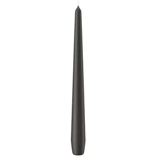 Wiedemann Kerzen Spitzkerzen 250 x Ø 25 mm 12 St. grau