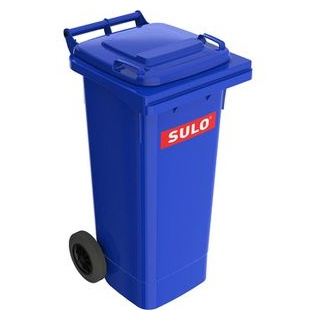 Sulo MGB Mülltonne Kunststoff blau mit Rädern 80 L