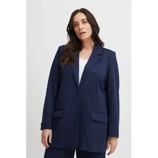 Jackenblazer FRANSA "Fransa FPBlenda" Gr. 50, blau (navy blazer) Damen Blazer