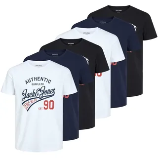 JACK & JONES JJETHAN TEE CREW NECK mehrfarbig S