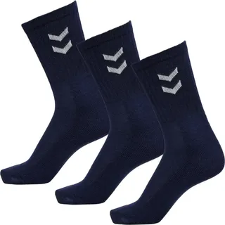 hummel Basic Socken 3 Paare Blau 36-40