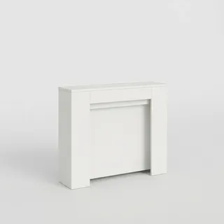 Itamoby Ausziehbare Konsole 90x25/211 cm Kiba White Ash
