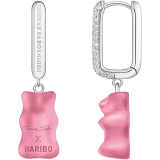 Thomas Sabo Creolen THOMAS SABO x HARIBO pink 925 Zirkonia