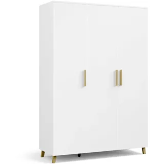 Rauch Drehtürenschrank Shinjo 140 x 203 x 53 cm Weiß