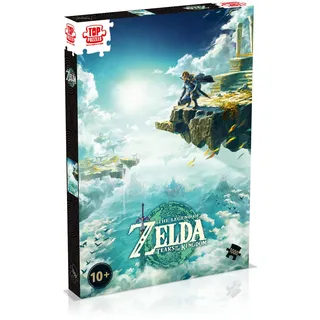 Winning Moves WM03921-ML1-6 Link Zeda, Zelda Tears of The Kingdom Puzzle 1000 Teile