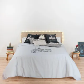 Belum Bettbezug Harry Potter, Bettbezug mit Knöpfen, Stoff, 50% Baumwolle, 50% Polyester, Modell Hogwarts in Christmas 150/160 (240 x 220 cm)