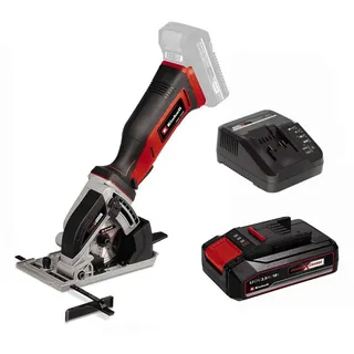 Einhell Akku-Handkreissäge Mini-Handkreissäge TE-CS 18/89 Li - mit Akku 2.5 Ah und Ladegerät