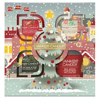 Yankee Candle Passport to the Holidays SET ( Becher 122g + Votivkerze 3x37g)