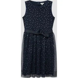 s.Oliver Minikleid Blau/Weiß Punkte XL