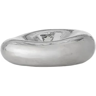 Bloomingville Shine Schale, Silber, Steingut