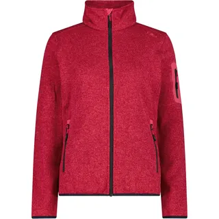 CMP Knitted Melange Fleecejacke Rot 34