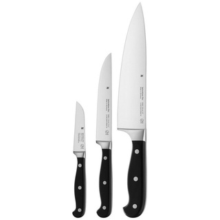 WMF Messer-Set SPITZENKLASSE, 3-teilig, Klingenstahl, (3-tlg), Kunststoffgriffe, Made in Germany grau|schwarz