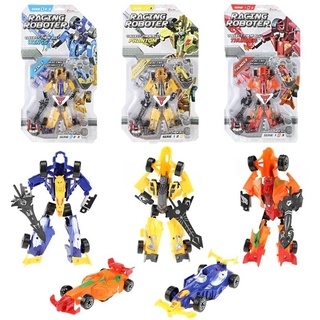 Roboforces Transformers Spielzeug,Ändern Sie den Roboter im Rennwagen,blau