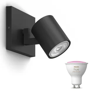 Philips Hue Runner Aufbauspot Mit 1 Lichtpunkt Gu10 (schwarz) Weißes Und Farbiges Licht - White And Color Ambiance