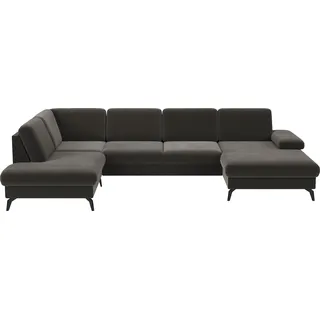 sit&more Wohnlandschaft Polyester 3-Sitzer Grau