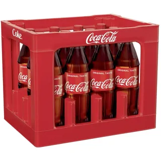 6x 1,00 L. Coca-Cola PET Flasche - MEHRWEG - ohne Kasten