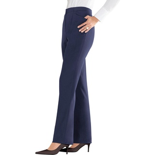 Bügelfaltenhose COME ON Gr. 215, E x trakurzgrößen, blau (marine) Damen Hosen Bügelfaltenhosen