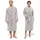 Bademantel nature/black XL