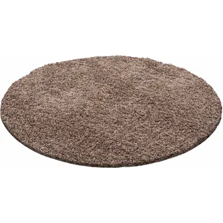 Ayyildiz Life Shaggy 1500 Hochflorteppich 120 cm mokka