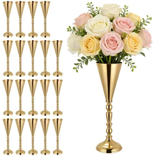 Vevor Blumenvase Gold 43 cm