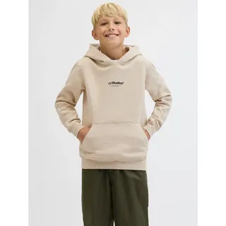 JACK & JONES Junior Kapuzenpullover in Moonbeam | 140