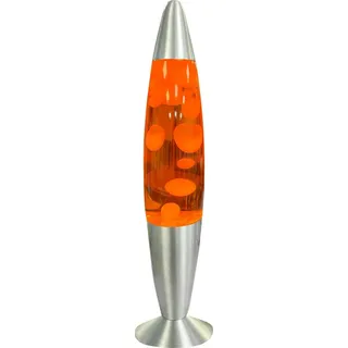 Blulaxa Lavalampe Weiß/Orange