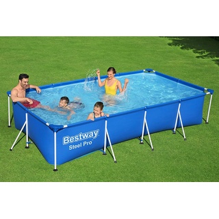 Bestway 56405 | Frame Pool Family Splash - Steel Pro 400x211x81cm blau