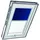 ZRE 54 118 Fenstergröße Velux blau/silber