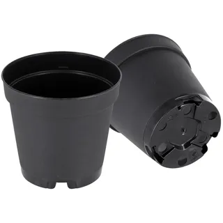 GREEN24 100 Runde Mini Pflanztöpfe Ø 5,5 cm Anzuchttöpfe Pflanztöpfe Blumentöpfe Saattöpfe runde Töpfe (100 Stück)