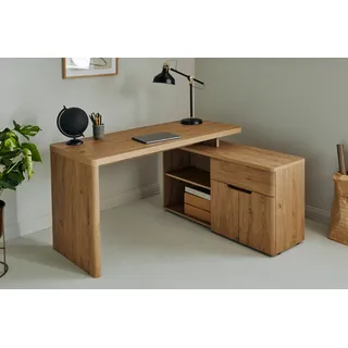 Jahnke Eckschreibtisch CU-Libre 150 E Montana Eiche