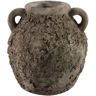 Amphore Vase Larisa grau 17 cm (D749692) Gartendeko Pflanzvase Pflanzgefäß