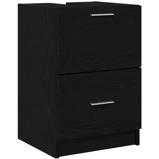 vidaXL Waschbeckenunterschrank 40 x 37 x 59 cm Schwarz