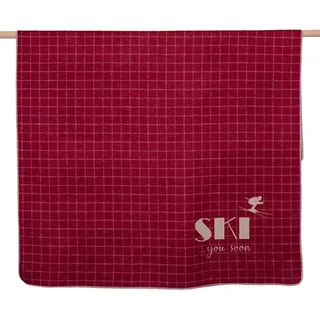 David Fussenegger Silvretta Kuscheldecke 140 x 200 cm Rot