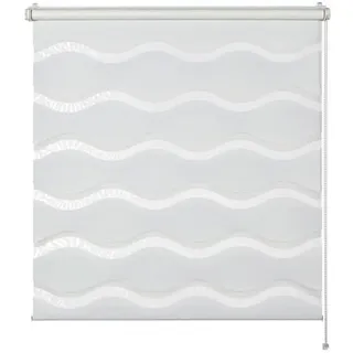 Schöner Wohnen Doppelrollo Tilda 45 x 150 cm transparent/weiß