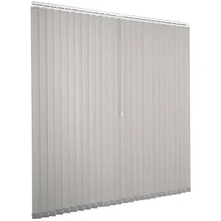 ventanara Lamellenvorhang Lamellenvorhang Komplettset verdunkelnd 89mm Vertikaljalousie grau 300 cm x 250 cm