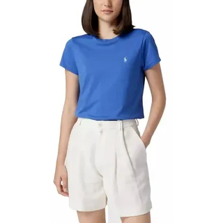 Polo Ralph Lauren T-Shirt Damen Pony Regular Fit Baumwolle Perfekt für einen stilvollen Auftritt blau S