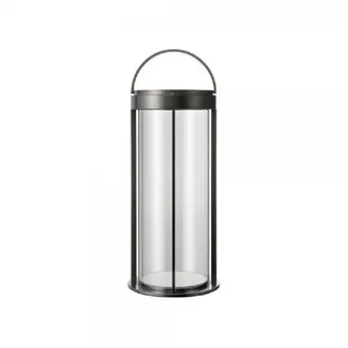 BLOMUS Mobile LED-Leuchte Aluminium/Glas Ø 17 cm x 35 cm inkl. Akku schwarz