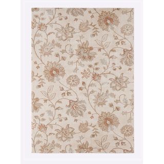 Teppich HEINE HOME Teppiche Gr. B/L: 160 cm x 230 cm, 12 mm, 1 St., beige (ecru, gemustert) Esszimmerteppiche
