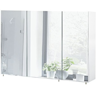 Spiegelschrank »Basic« 120 cm weiß, Möbelpartner, 120x70.7x16 cm