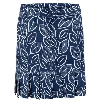 Girls Golf NAVY LEAVES Damen Skort Rock navy/weiss